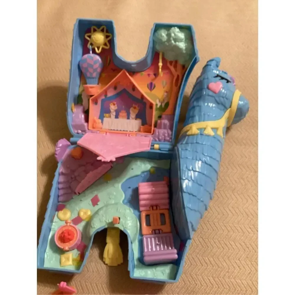 Set of 2 Polly Pocket 2-In-1 Travel Toy Playsets
